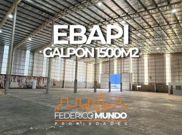 Bodega-Galpón · 1500m² · Deposito/galpon en Alquiler de 1500 m² - Ebapi Parque Industrial Polo Buen Ayre
