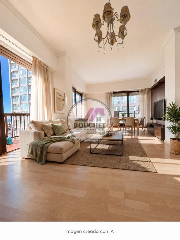 Piso de 4 ambientes con vista al mar, balcones Y baulera – loma de santa cecilia
