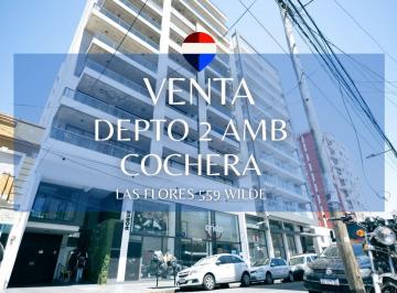 Departamento · 44m² · 2 Ambientes · 1 Cochera · Venta Dpto 2 Amb Wilde Centro Edif de Categoria