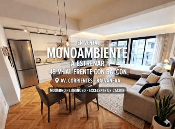 Departamento · 40m² · 1 Ambiente · Departamento Monoambiente Venta Balvanera Balcon