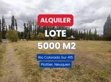 Terreno · 5000m² · Alquiler Lote 5000 m² Rio Colorado 425 Plottier
