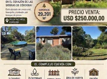 Casa de 8 ambientes, Villa Yacanto · Complejo de Cabañas en Yacanto de Calamuchita Córdoba
