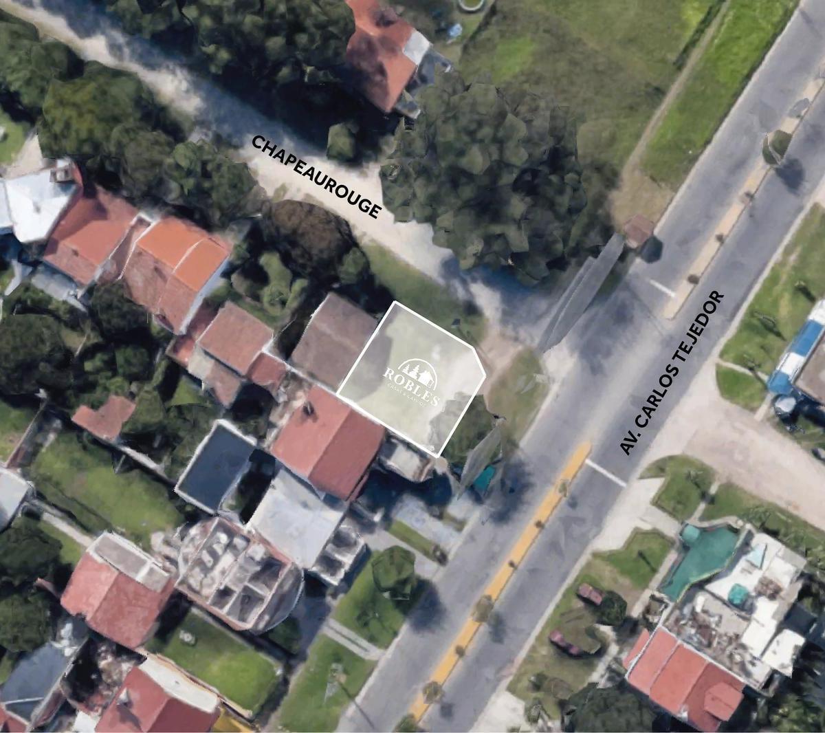 Lote en esquina de 172 m² sobre Av. Tejedor — Barrio Camet