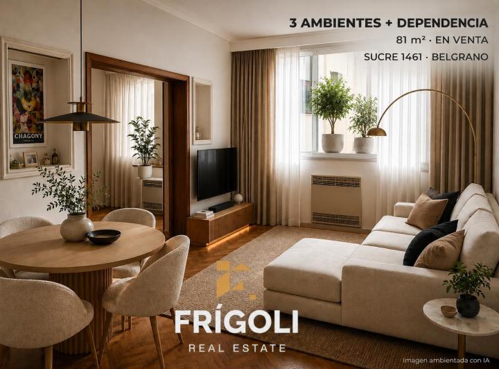 Departamento · 81m² · 4 Ambientes