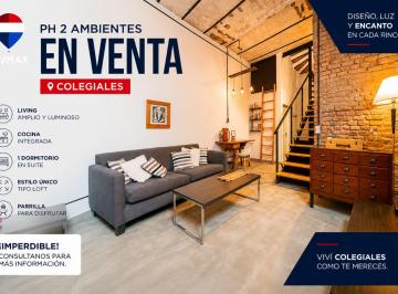 Departamento · 70m² · 2 Ambientes · PH 2 Ambientes en Colegiales Reciclado a Nuevo