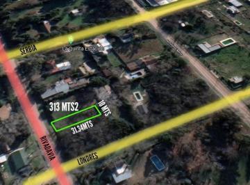 Terreno · 313m² · Terreno Venta - 10x31,34 m - 313 m² Totales - Villars