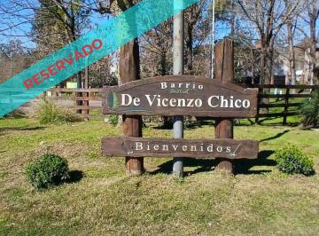 Terreno · 300m² · Venta Lote en de Vicenzo Chico – Pilar