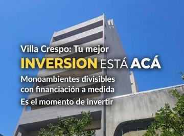 Departamento · 35m² · 1 Ambiente · Venta Monoambiente Villa Crespo
