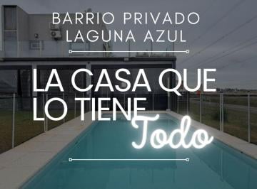 Casa · 224m² · 4 Ambientes · 2 Cocheras · Casa Barrio Laguna Azul Spegazzini Apto Credito
