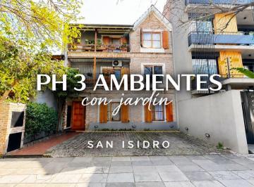 PH · 67m² · 3 Ambientes · PH 3 Ambientes Venta San Isidro Jardin Ubicacion