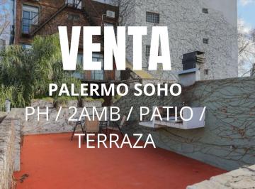 PH · 48m² · 2 Ambientes · PH 2 Amb en Venta Palermo Soho con Patio y Terraza