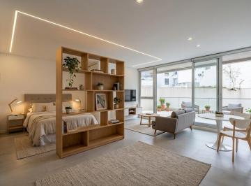 Departamento · 33m² · 1 Ambiente · Monoambiente Contrafrente con Balcón Terraza