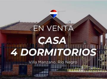 Casa · 127m² · 7 Ambientes · 1 Cochera · Venta Casa 4 Dorm. Villa Manzano