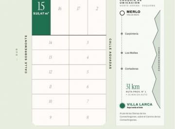 Terreno , Villa Larca · Lote Esquina 900 m² Villa Larca