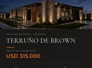 Casa de 4 ambientes, Chacras de Coria · Casa en Venta Barrio Terruño de Brown