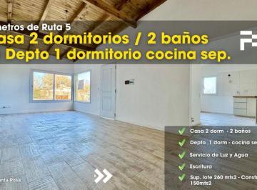 Casa de 6 ambientes, Santa Rosa de Calamuchita · Se Vende Casa de Dos Dorm. Dos Baños + Departamento con Cocina Separada.