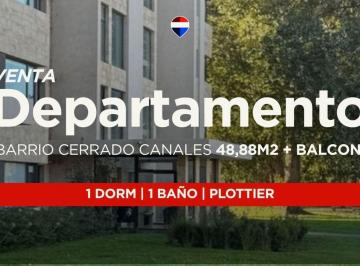Departamento · 49m² · 2 Ambientes · Venta Depto 1 Dorm con Balcon, B° Canales