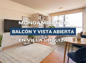 Departamento · 35m² · 1 Ambiente · Venta Monoambiente Balcón Pileta Villa Urquiza