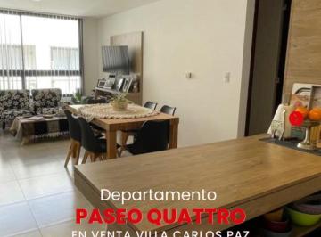 Departamento · 70m² · 3 Ambientes · 1 Cochera · Venta, Dpto. 2 Dorm. en Paseo Quattro, Carlos Paz