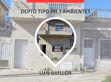 Departamento de 3 ambientes, Esteban Echeverría · Departamento 3 Ambientes Tipo PH - Alquiler - Luis Guillon
