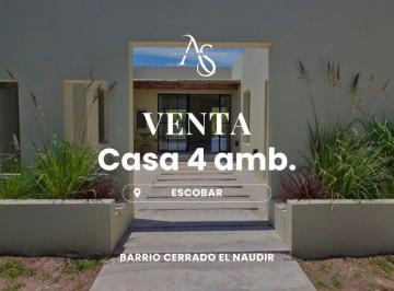 Casa · 163m² · 4 Ambientes · 1 Cochera · Casa - El Naudir