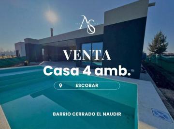 Casa · 900m² · 4 Ambientes · 2 Cocheras · Casa - El Naudir