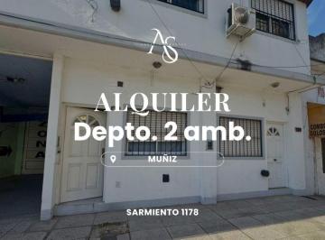 Departamento · 65m² · 2 Ambientes · Alquiler Departamento 2 Ambientes en Muñiz.
