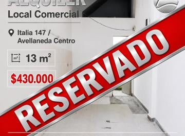 Local comercial , Avellaneda · Alquiler Local Comercial