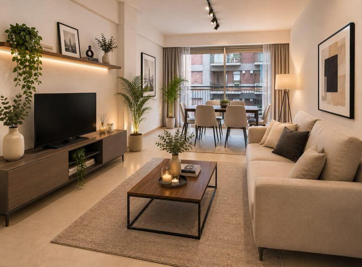 Departamento · 46m² · 3 Ambientes · 1 Cochera