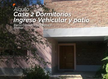 Casa · 120m² · 4 Ambientes · Alquilo Casa 2 Dorm. - Barrio Los Cedros II - Plottier - Nuequén Capital