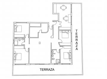 Departamento · 137m² · 4 Ambientes · Venta Semipiso 4 Amb + Escri Barrio Norte 195 m²