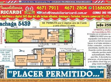 PH · 105m² · 5 Ambientes · 1 Cochera · Placer Permitido. Arquitectonico Triplex Pi - Pi - Qu - Qu