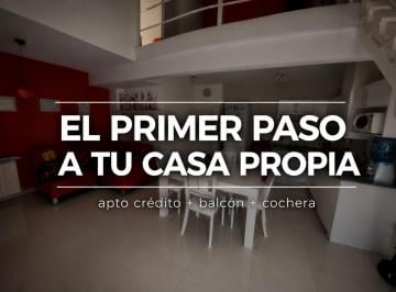 Departamento · 70m² · 2 Ambientes · 1 Cochera · Depto Venta 2 Amb en Merlo con Balcon y Cohera