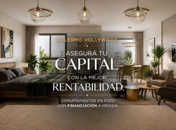 Departamento · 35m² · 1 Ambiente · Departamento 1 Amb Palermo Hollywood Balcon Pozo