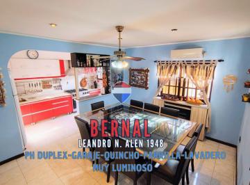 Casa · 73m² · 3 Ambientes · 1 Cochera · Venta PH Duplex 3 Amb. Bernal Oeste Garaje Quincho