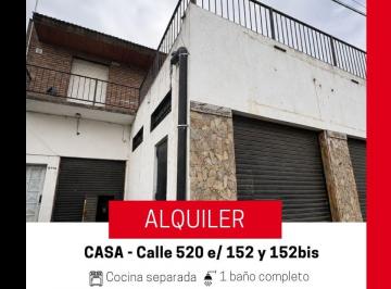 Casa de 4 ambientes, La Plata · Alquiler Casa 3 Dorm con Terraza