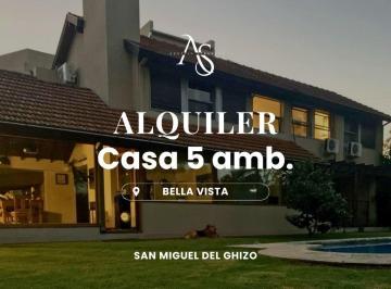 Casa · 1000m² · 5 Ambientes · Casa - San Miguel de Ghiso