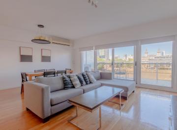 Departamento · 128m² · 4 Ambientes · 1 Cochera · Alquiler Departamento Dúplex 4 Ambientes con Cochera - 4 Balcones en Ba Houses Puerto Madero