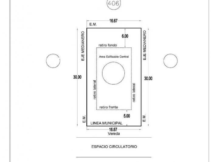 Terreno · 500m²
