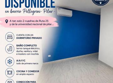 Departamento de 2 ambientes, Pilar · Departamento Disponible en Barrio Pellegrini
