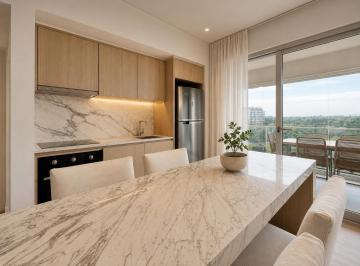 Departamento · 60m² · 2 Ambientes · 1 Cochera · Departamento en Alquiler Anual Amoblado Dos Ambientes con Toilete en Yoo Nordelta