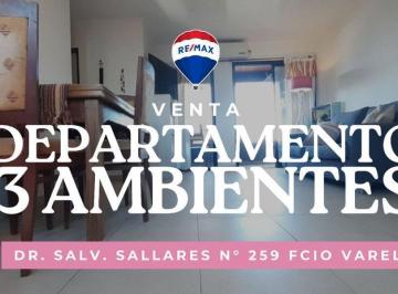 Departamento · 54m² · 3 Ambientes · 1 Cochera · Venta Depto 3 Ambientes - Fcio Varela - C/cochera