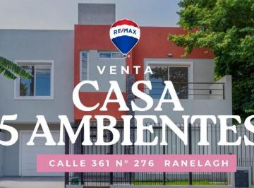 Casa · 183m² · 5 Ambientes · 2 Cocheras · Venta Casa 5 Ambientes en Ranelagh C/cochera