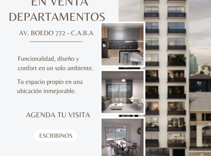 Departamento · 35m² · 1 Ambiente