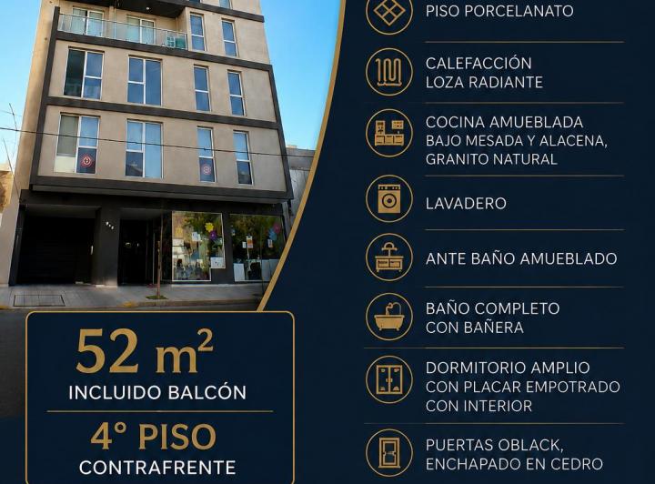 Departamento · 50m² · 2 Ambientes