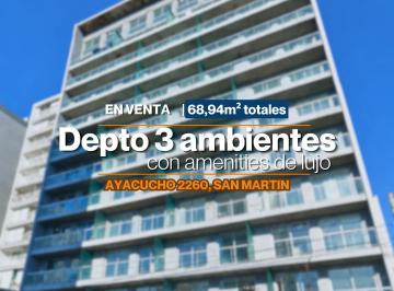 Departamento de 3 ambientes, General San Martín · Departamento 3 Ambientes en Venta con Amenities de Lujo