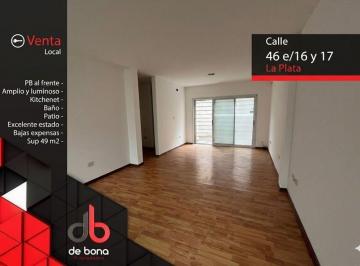 Local comercial de 1 ambiente, La Plata · Local en Venta 46 E/16 y 17 La Plata. Pb Frente, con Patio. Bajas Expensas