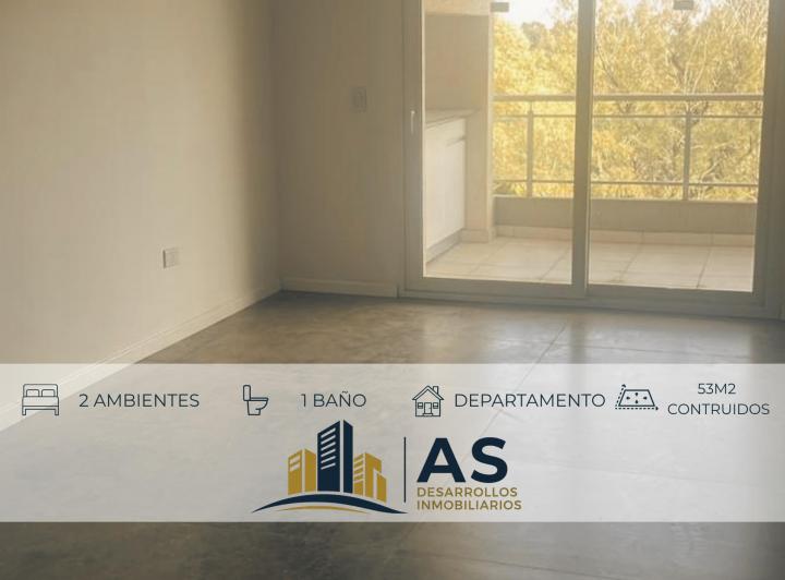 Departamento · 53m² · 2 Ambientes · 1 Cochera