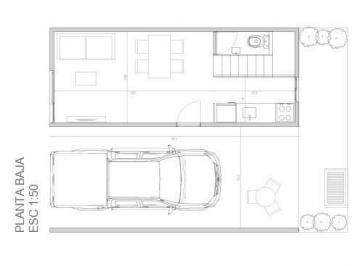 Casa · 68m² · 3 Ambientes · 1 Cochera · Casa Dúplex en Alquiler en Añelo, Neuquén, Patagonia