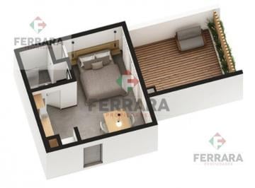 Departamento · 27m² · 1 Ambiente · Venta Monoambiente en Pozo en Bariloche